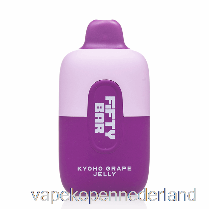 Vape Nederland Vijftig Bar 6500 Wegwerp Kyoho Druivengelei